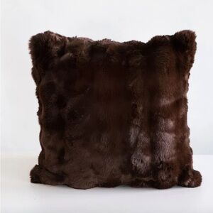 Minky Couture X Osmond Chocolate Brown Square Sham